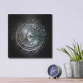 'Eth Ethereum Crypto Coin' by Valentyn Artemenko – Metal Wall Art, 12x12 room view