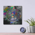 'Ethereum The Predator' by Valentyn Artemenko – Metal Wall Art, 12x12 room view