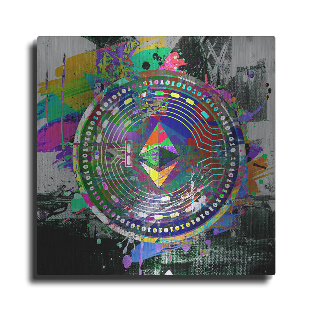 'Ethereum The Predator' by Valentyn Artemenko – Metal Wall Art