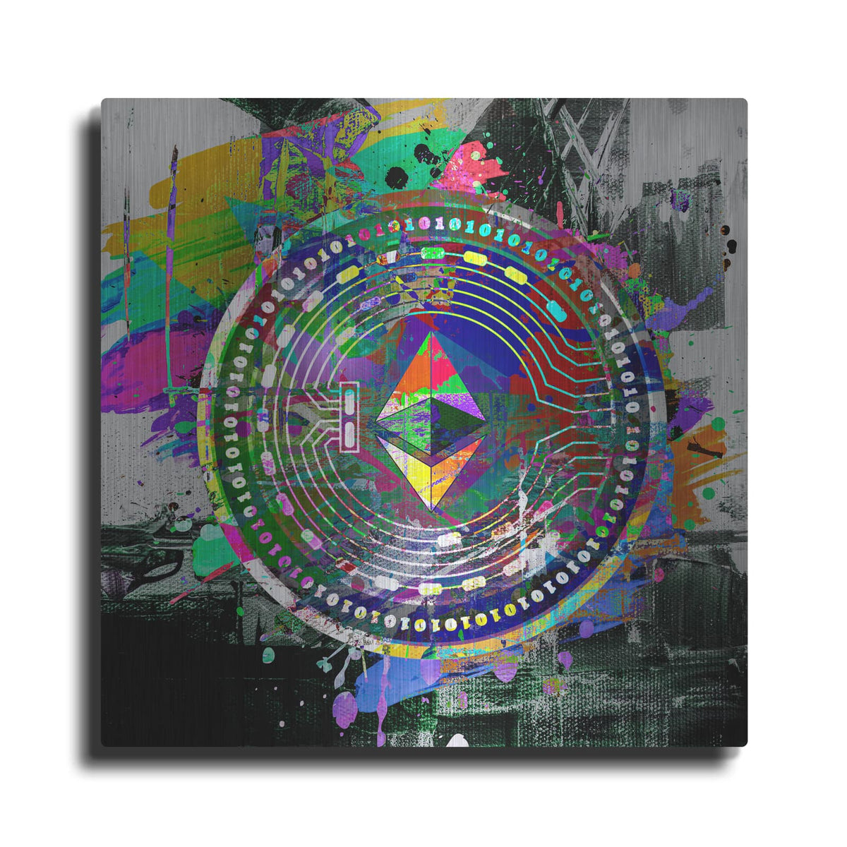 'Ethereum The Predator' by Valentyn Artemenko – Metal Wall Art