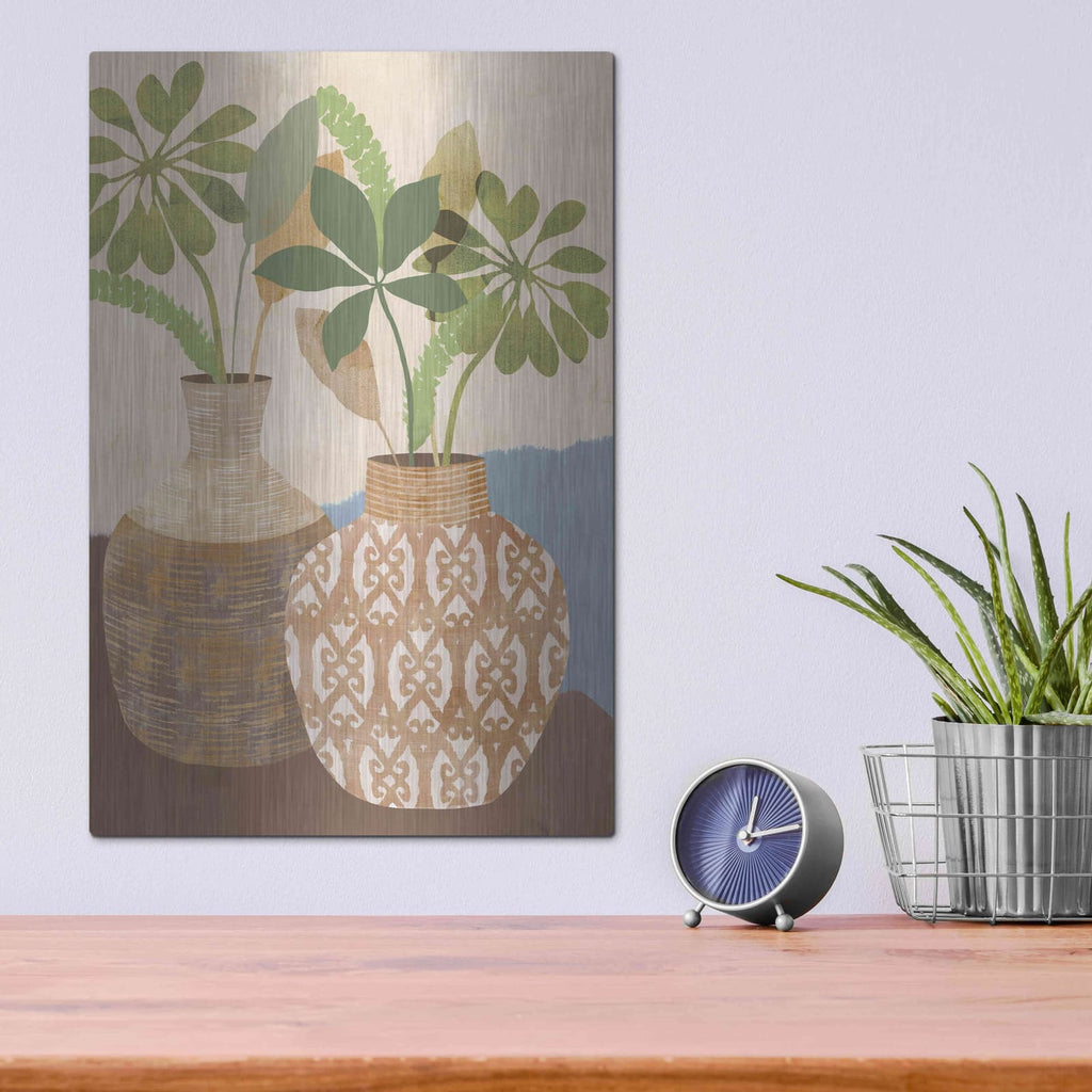 'Boho Still Life I' by Flora Kouta – Metal Wall Art, 12x16 room view