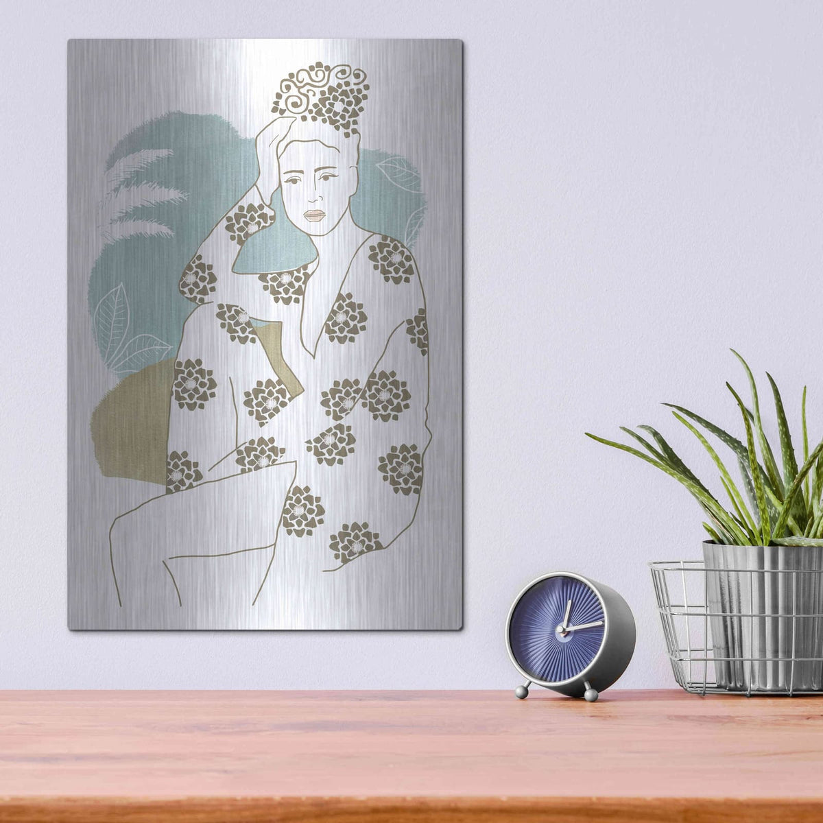 'Cap Esterel II' by Flora Kouta – Metal Wall Art, 12x16 room view