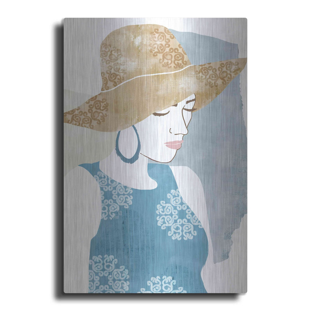 'Chapeau Boho I' by Flora Kouta – Metal Wall Art