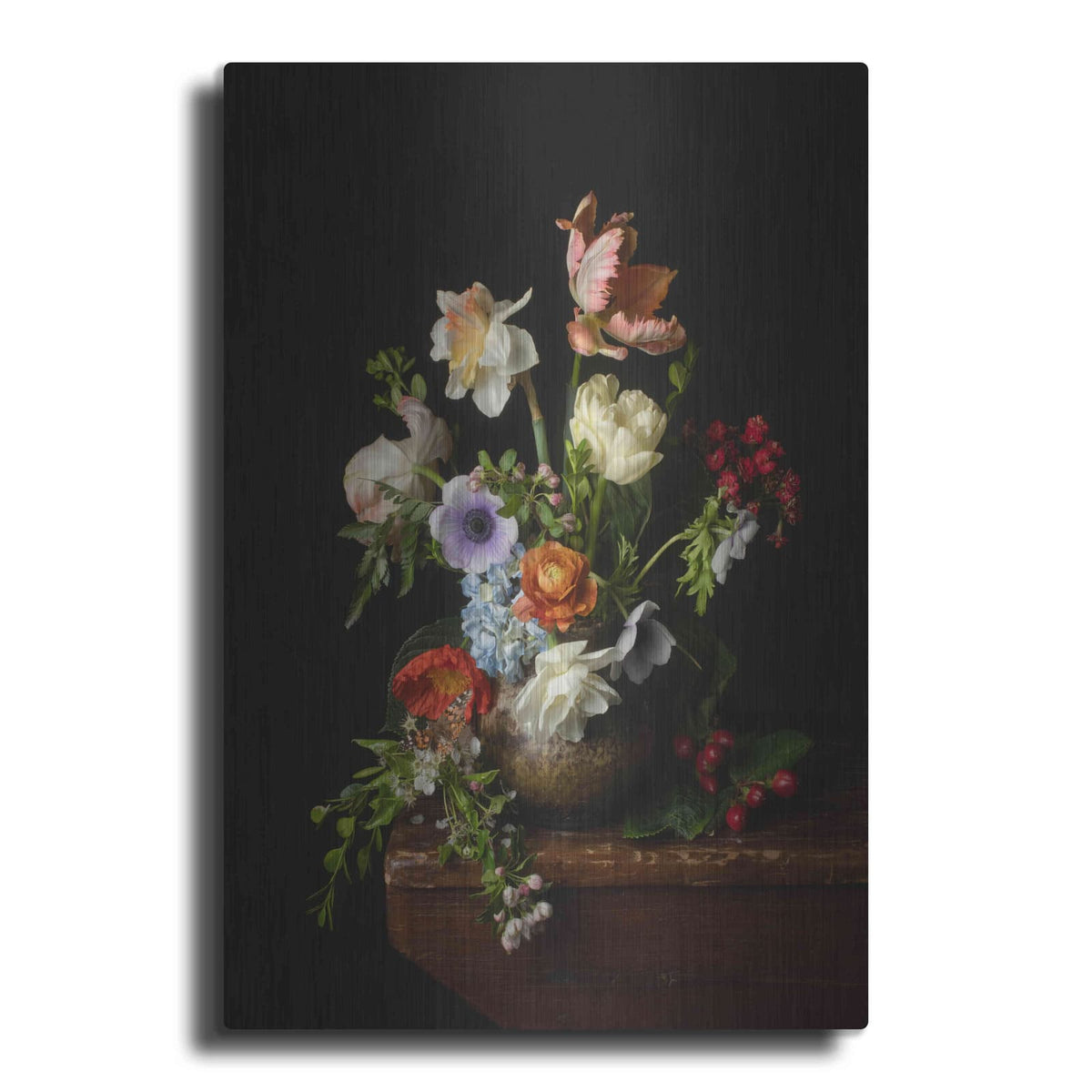 'A Bounty Of Spring Blooms' by Leah McLean – Metal Wall Art