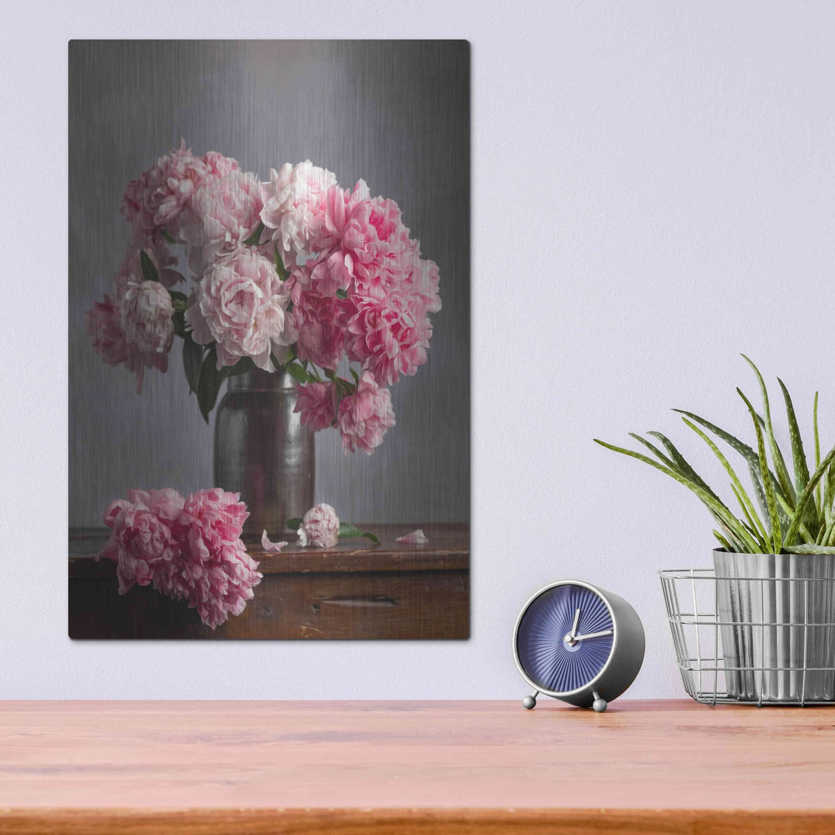 'Ruffles And Layers' by Leah McLean – Metal Wall Art, 12x16 room view