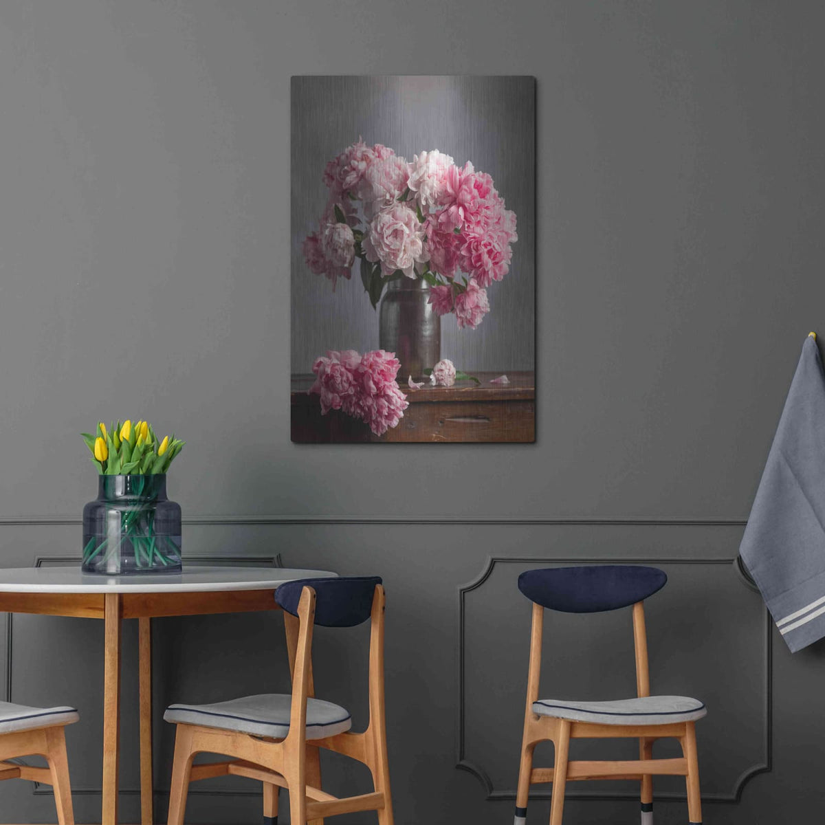 'Ruffles And Layers' by Leah McLean – Metal Wall Art, 24x36 room view