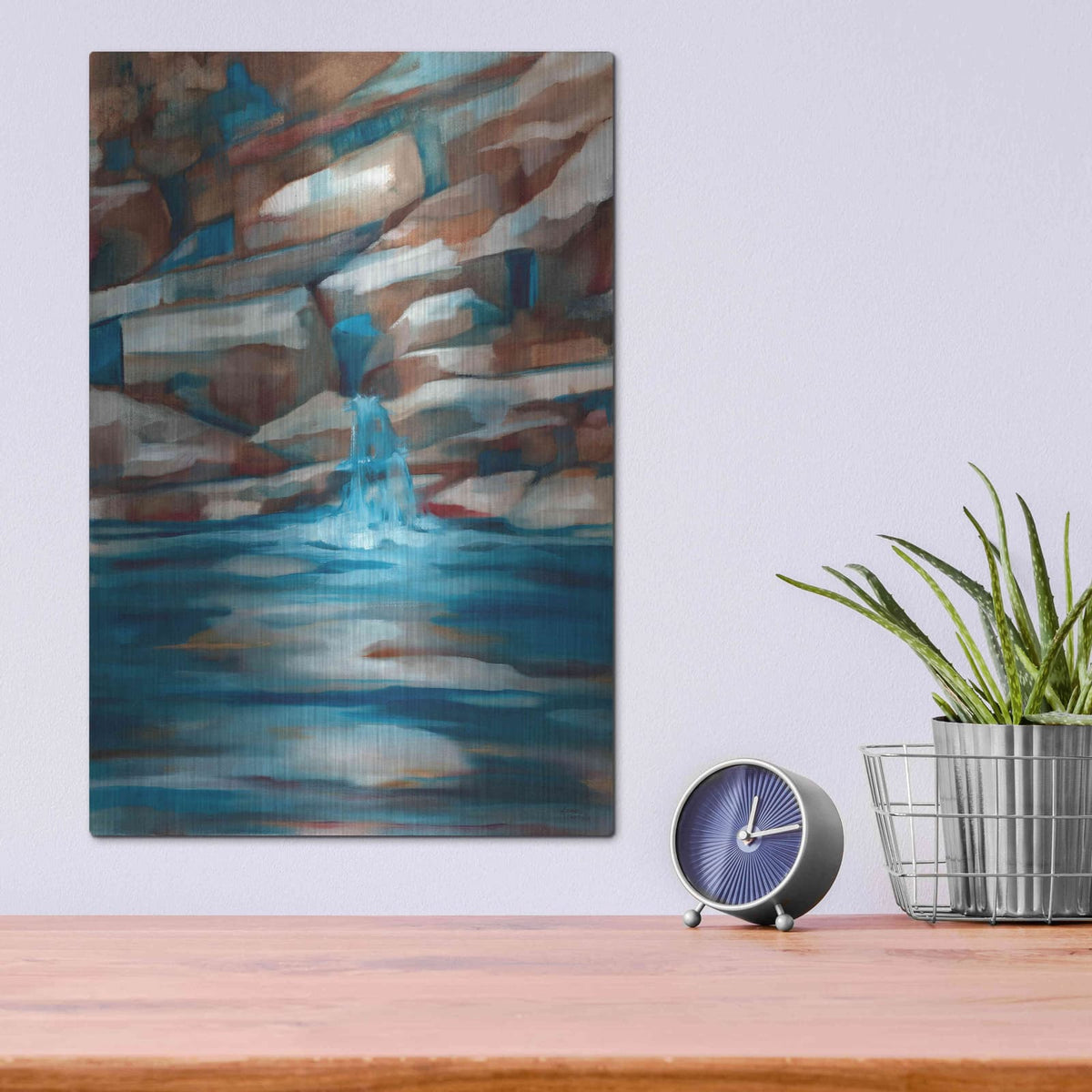 'Havasu Fall' by Louise Montillio – Metal Wall Art, 12x16 room view