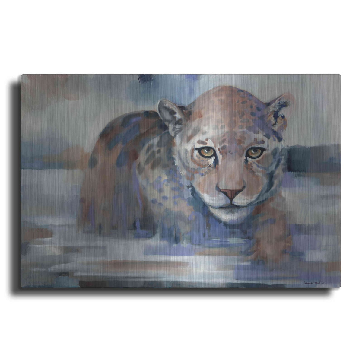 'Big Wet Kitty' by Louise Montillio – Metal Wall Art