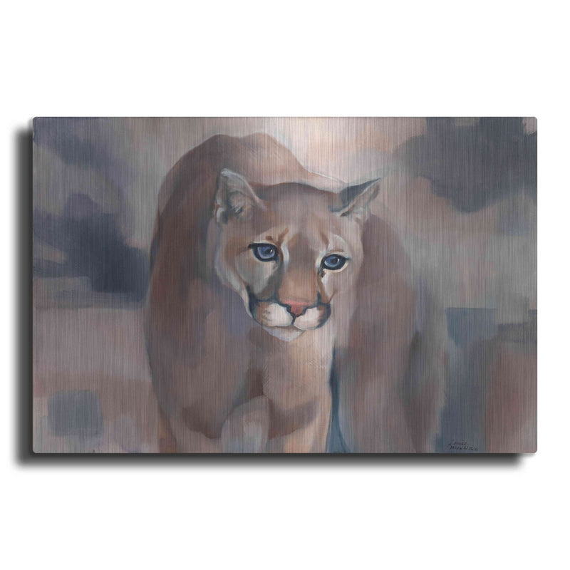 'Big Soft Kitty' by Louise Montillio – Metal Wall Art