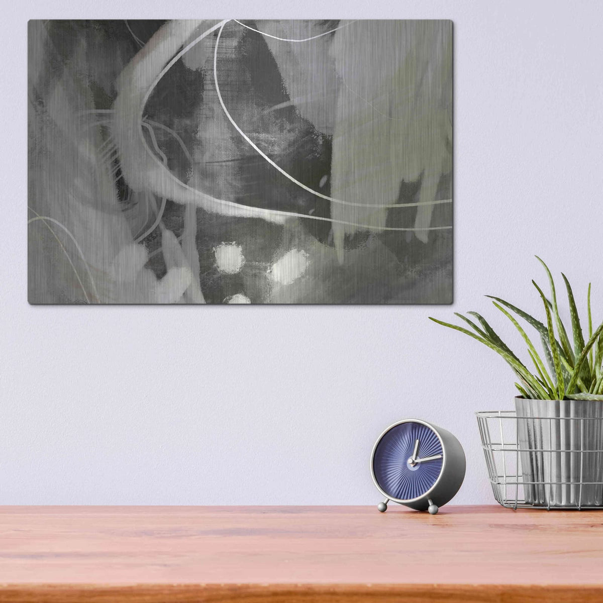 'Allegedly' by Delores Naskrent – Metal Wall Art, 16x12 room view