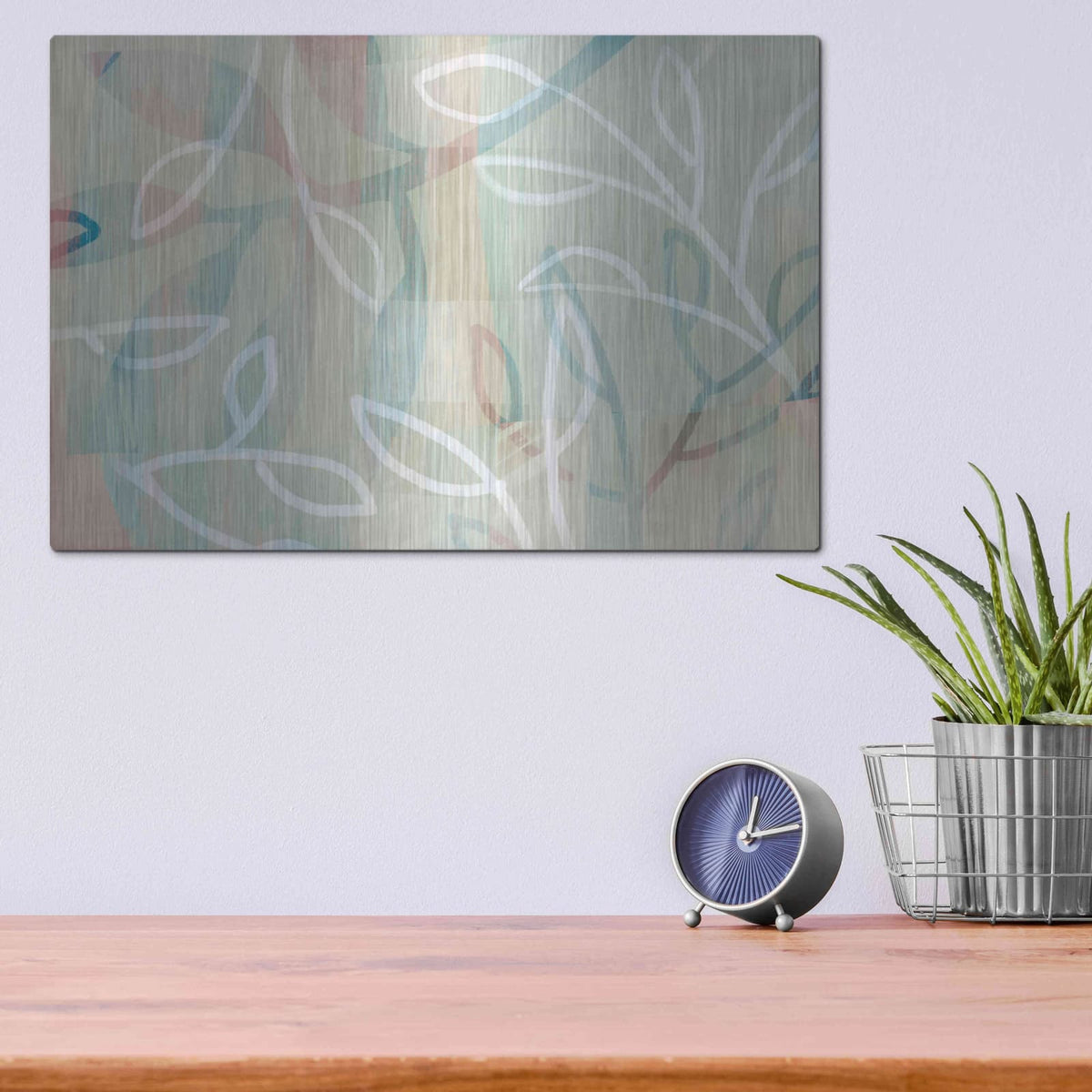 'Agnes' by Delores Naskrent – Metal Wall Art, 16x12 room view