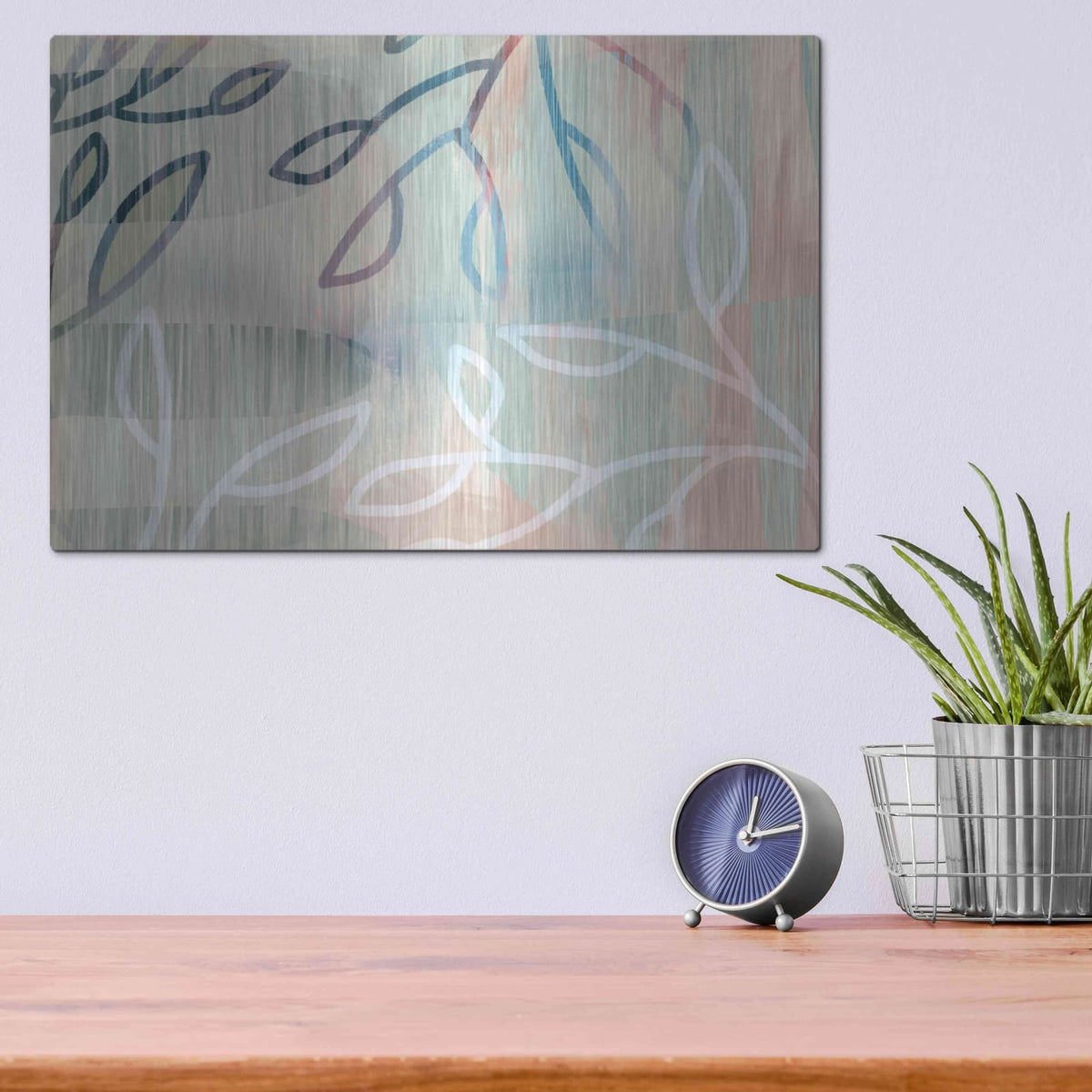 'Alice' by Delores Naskrent – Metal Wall Art, 16x12 room view