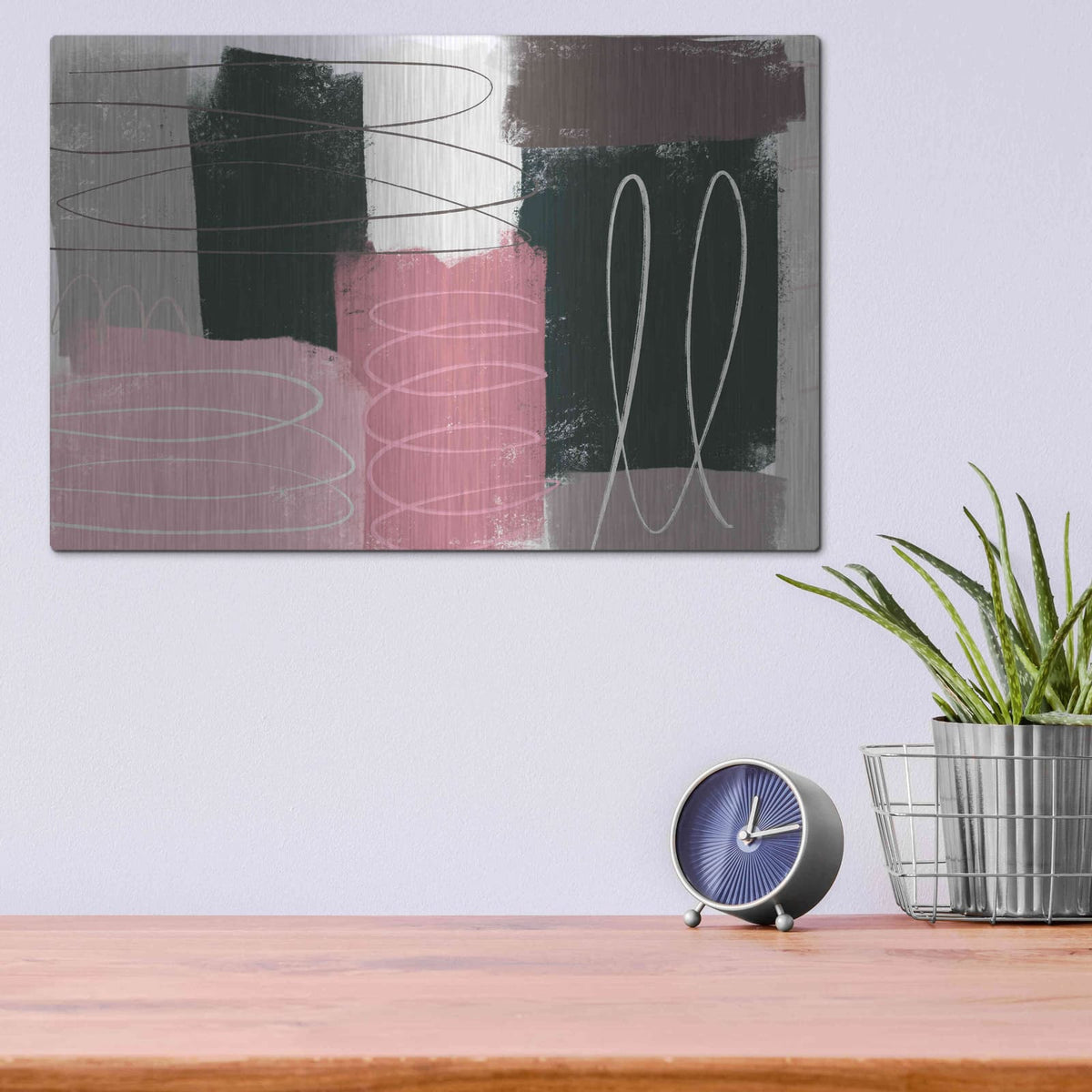 'Sassy Sundae' by Delores Naskrent – Metal Wall Art, 16x12 room view