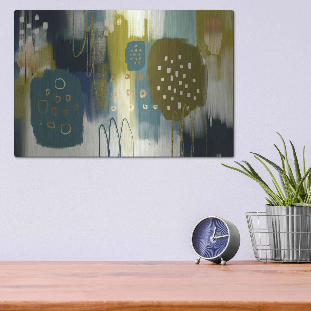 'Santapaulia' by Delores Naskrent – Metal Wall Art, 16x12 room view
