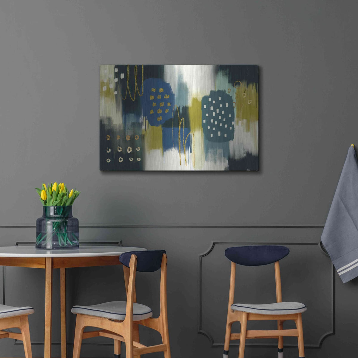 'Canna Verde' by Delores Naskrent – Metal Wall Art, 36x24 room view