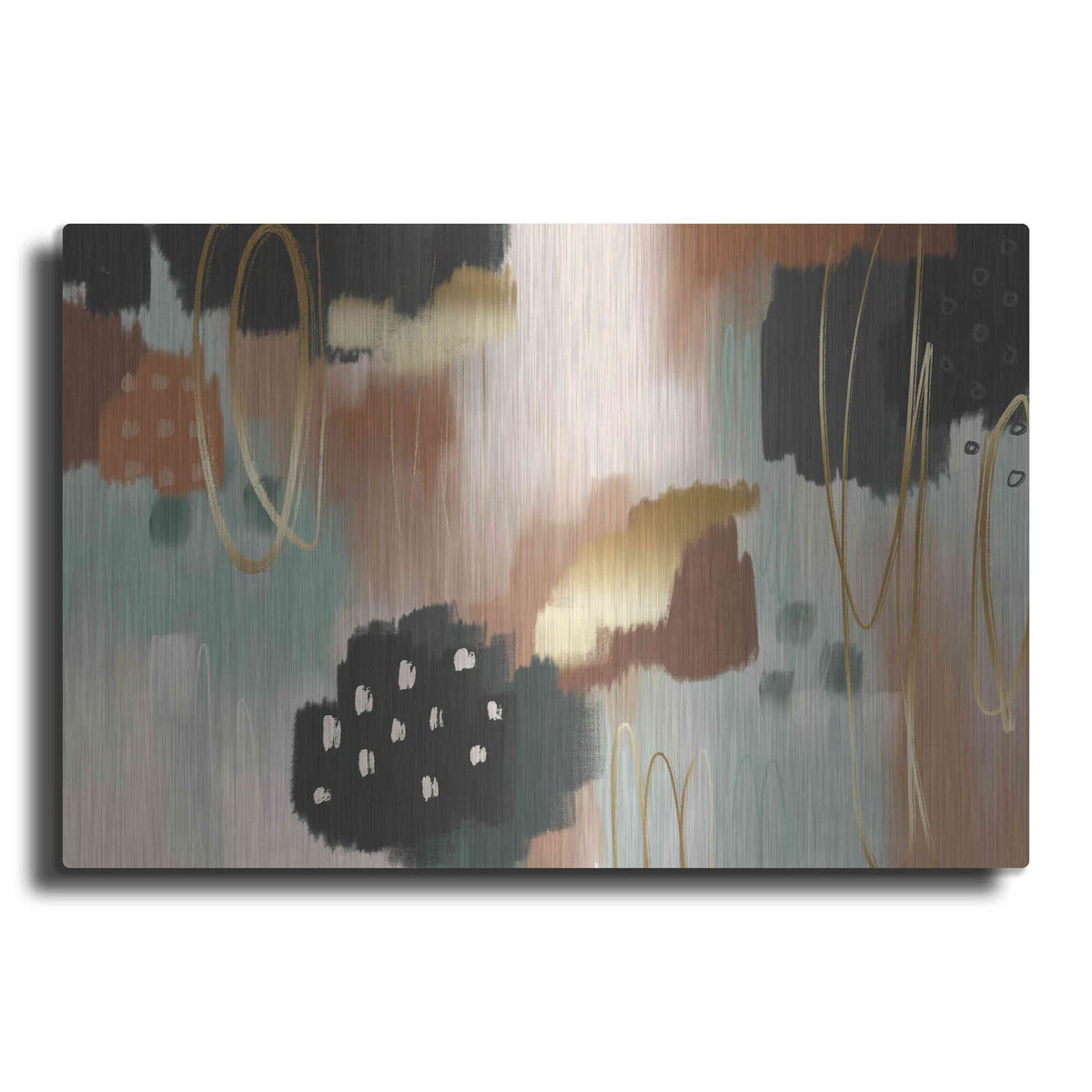 'Brookside Sage' by Delores Naskrent – Metal Wall Art