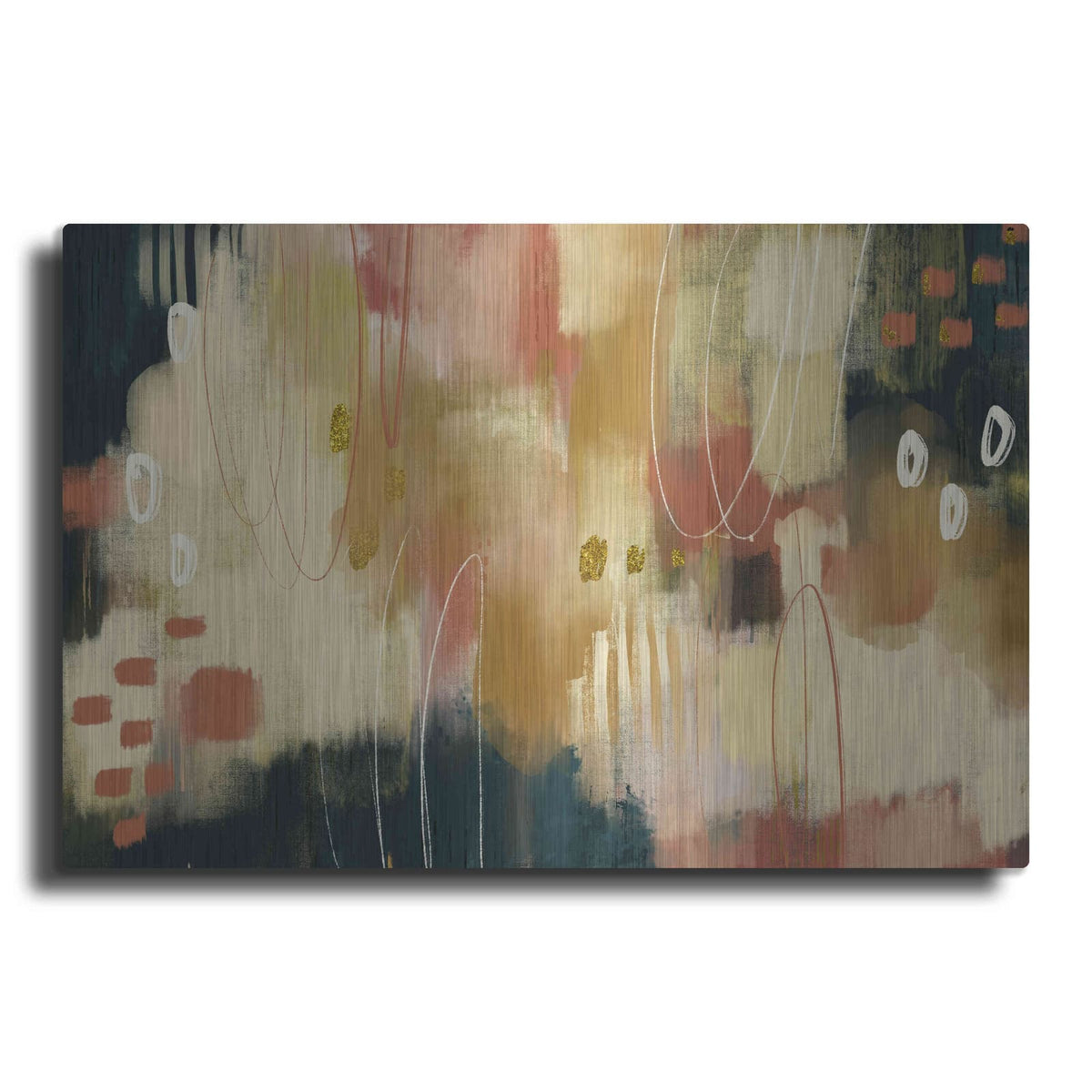 'Umber Embers' by Delores Naskrent – Metal Wall Art