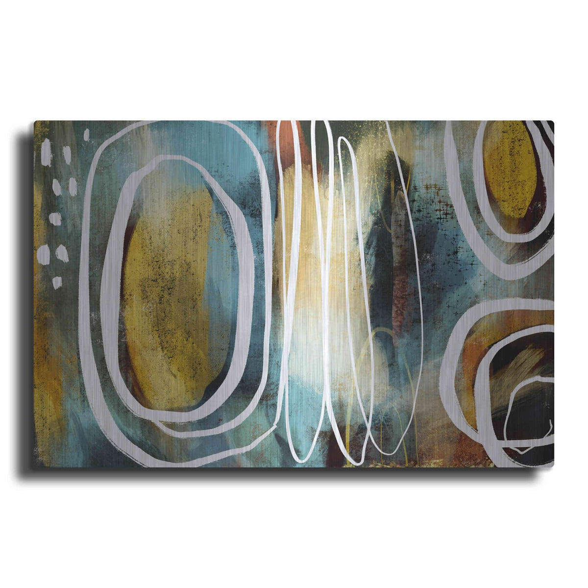 'Vintage Jewels' by Delores Naskrent – Metal Wall Art