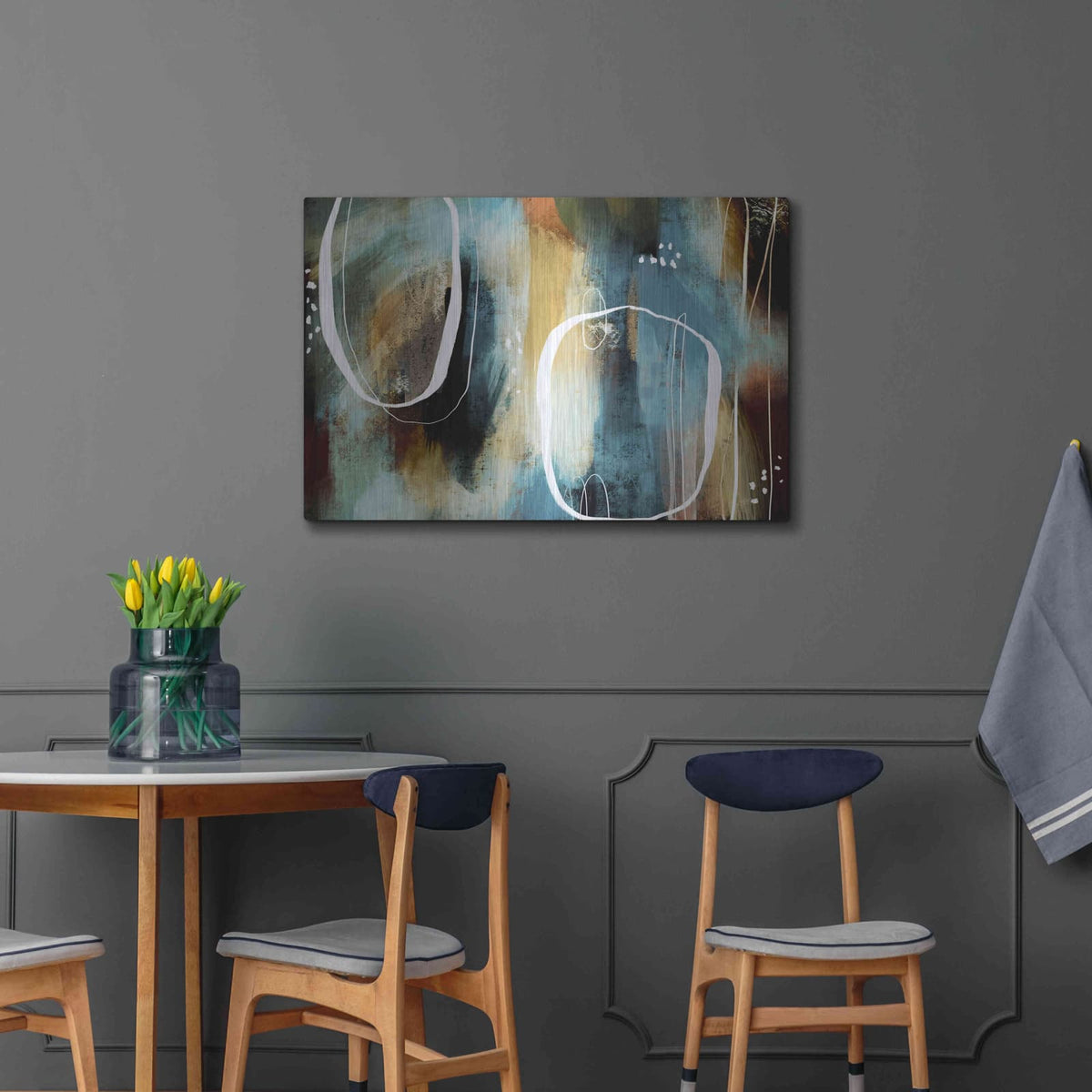 'Ancient Crown' by Delores Naskrent – Metal Wall Art, 36x24 room view