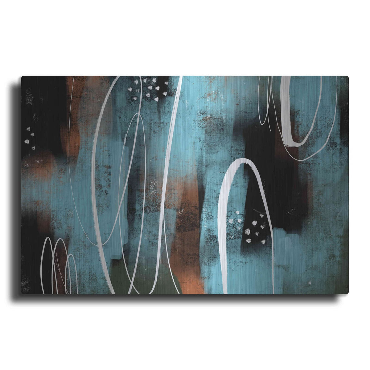 'Aged Iron' by Delores Naskrent – Metal Wall Art