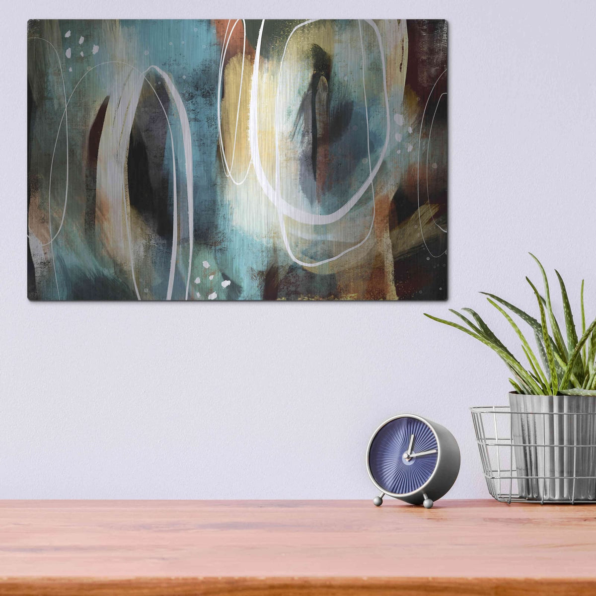 'Velvet Cape' by Delores Naskrent – Metal Wall Art, 16x12 room view