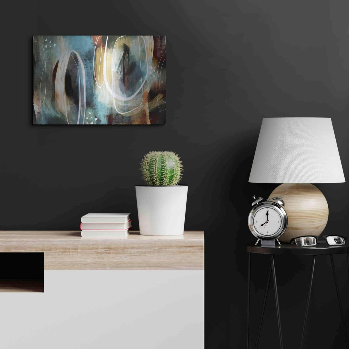 'Velvet Cape' by Delores Naskrent – Metal Wall Art, 24x16 room view