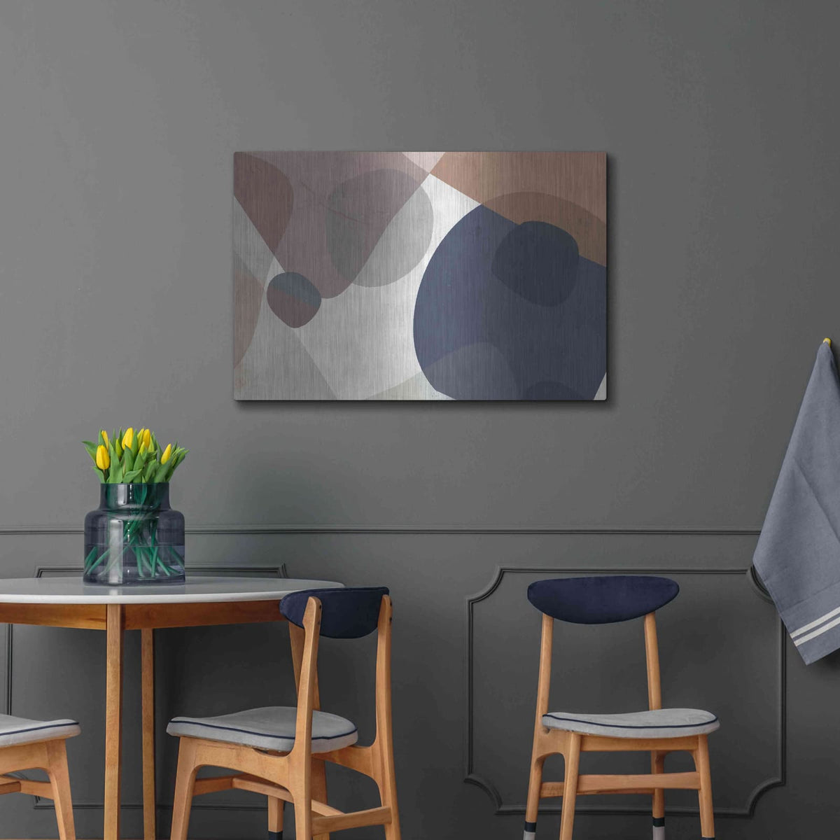'Course Mortar' by Delores Naskrent – Metal Wall Art, 36x24 room view