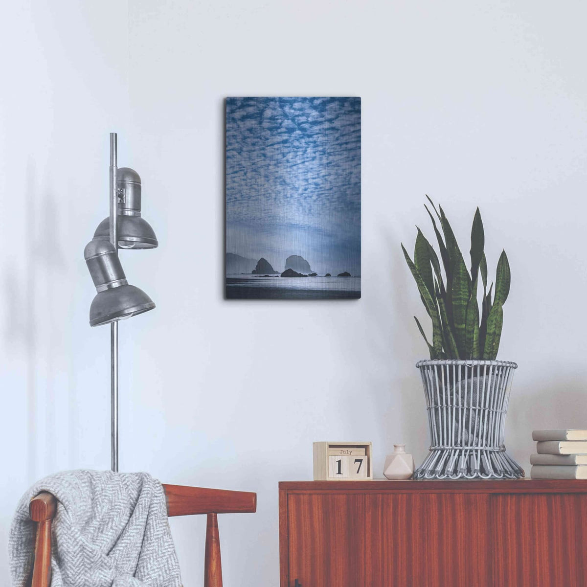 'Coatal Glow' by Don Schwartz – Metal Wall Art, 16x24 room view