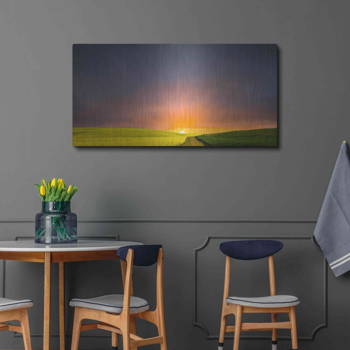 'Boundless' by Don Schwartz – Metal Wall Art, 48x24 room view