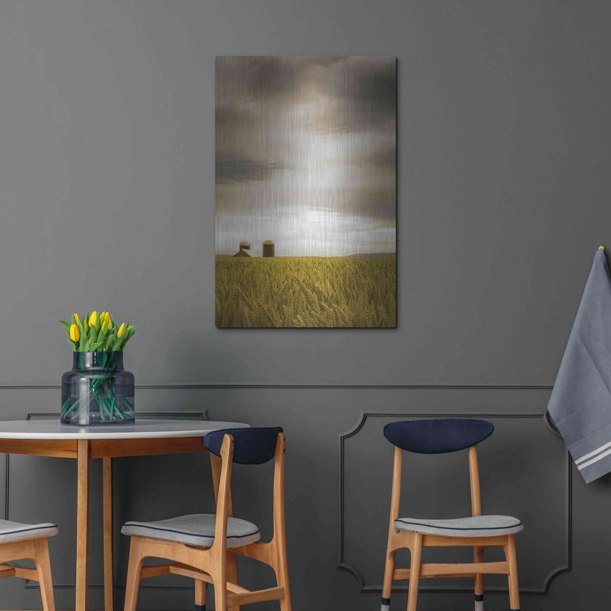 'Across The Wheat Field' by Don Schwartz – Metal Wall Art, 24x36 room view