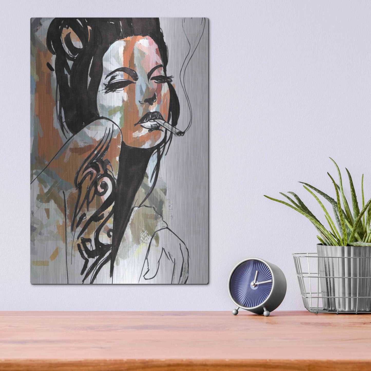 Luxe Metal Art 'Allure' by Karen Smith Metal Wall Art,12x16