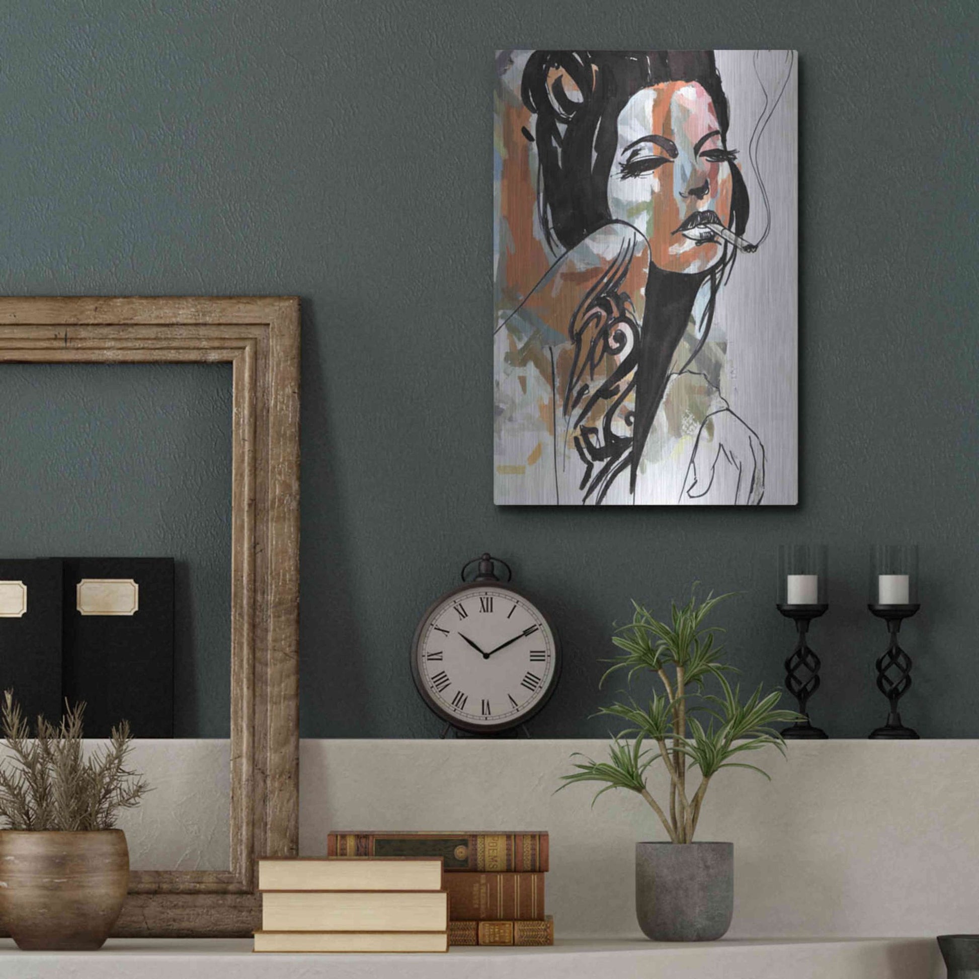 Luxe Metal Art 'Allure' by Karen Smith Metal Wall Art,12x16