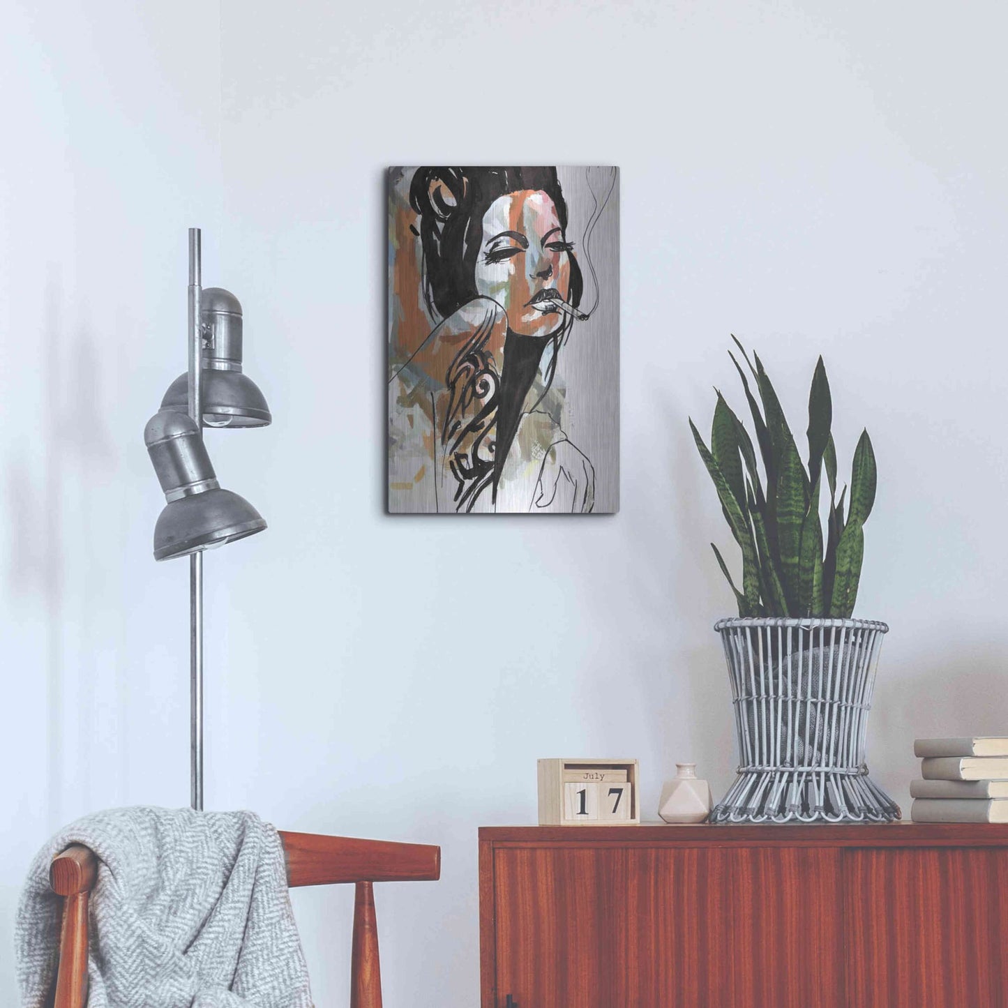 Luxe Metal Art 'Allure' by Karen Smith Metal Wall Art,16x24