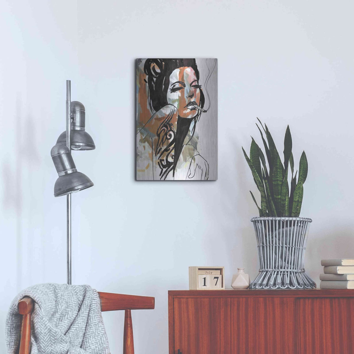 'Allure' by Karen Smith – Metal Wall Art, 16x24 room view