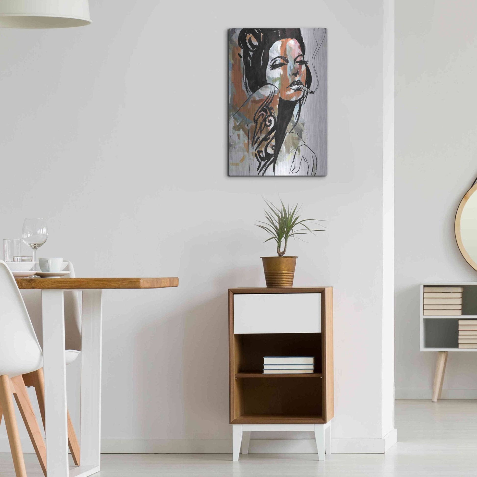 Luxe Metal Art 'Allure' by Karen Smith Metal Wall Art,16x24