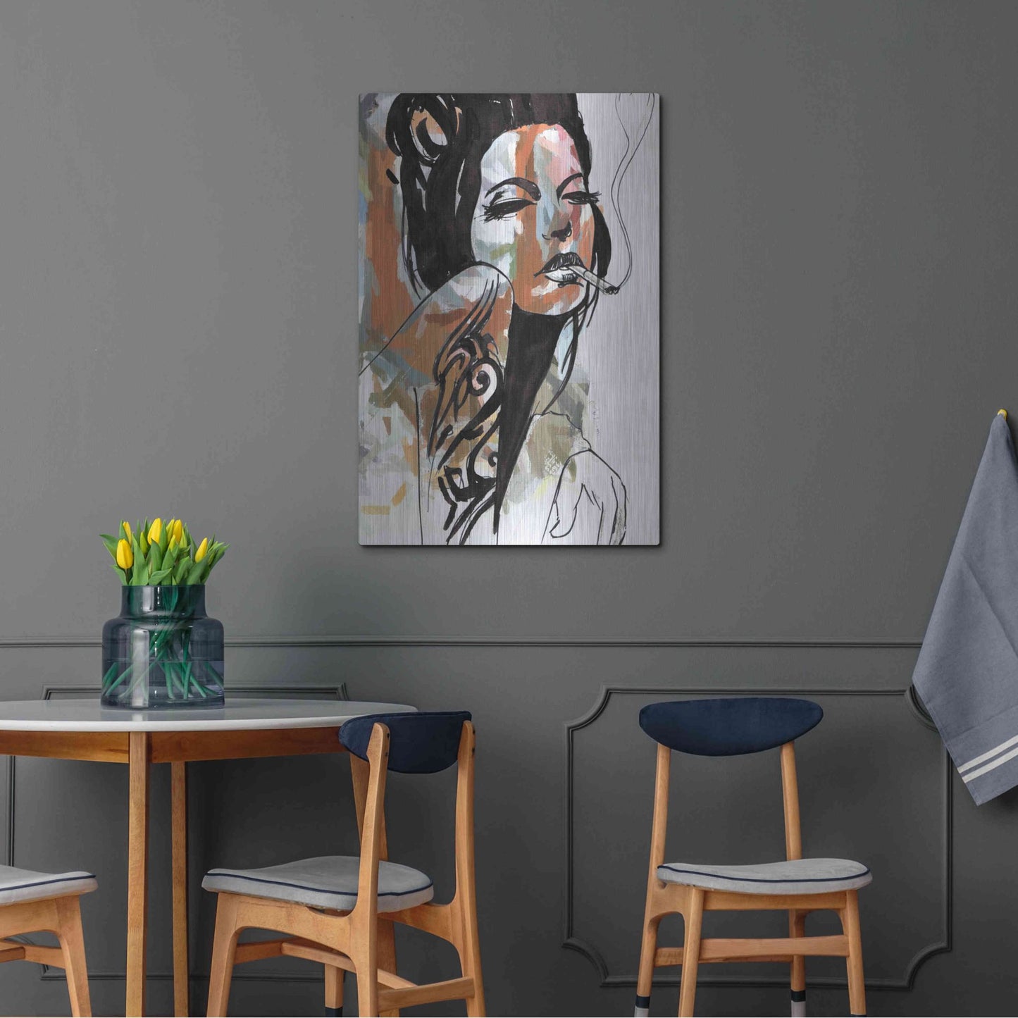 Luxe Metal Art 'Allure' by Karen Smith Metal Wall Art,24x36