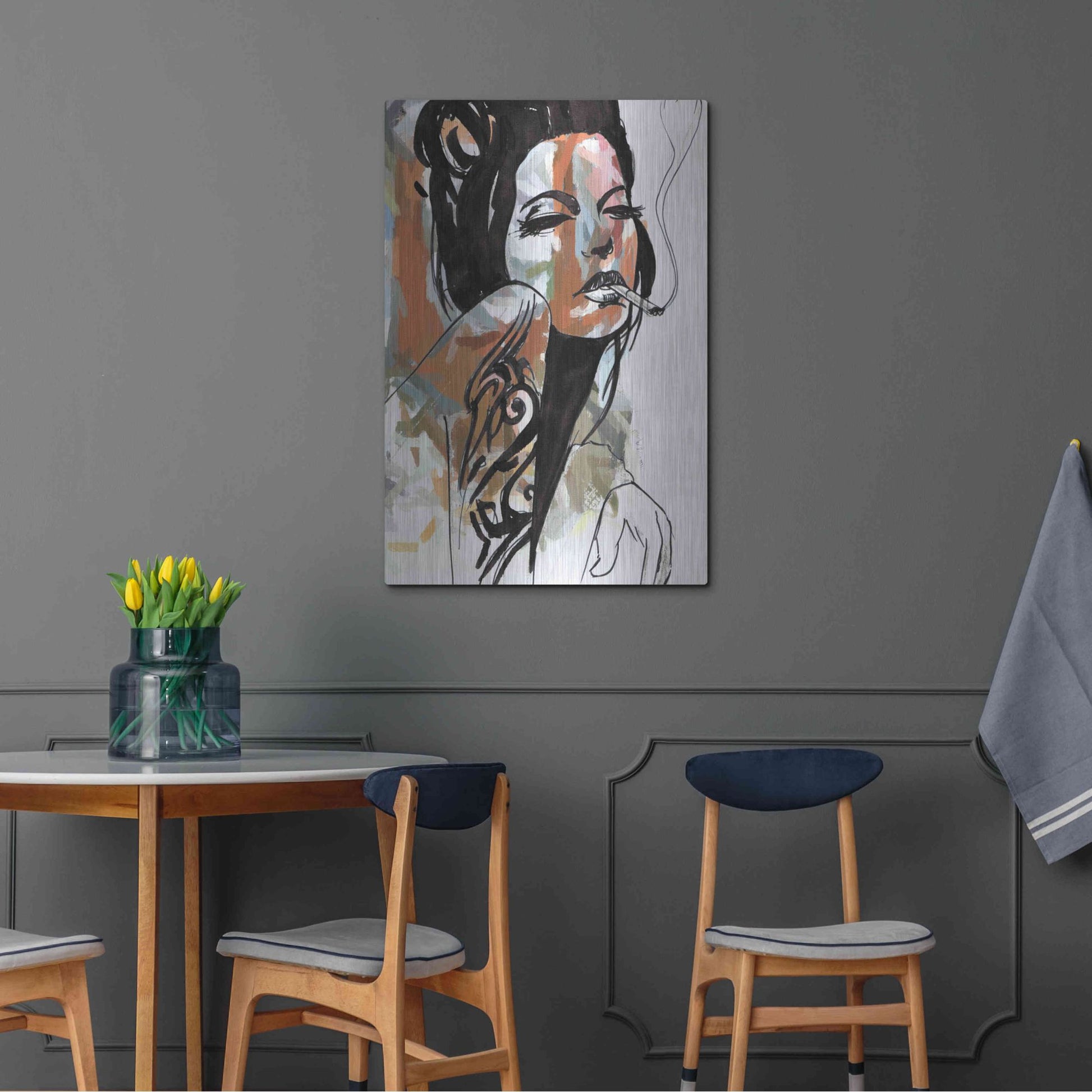 Luxe Metal Art 'Allure' by Karen Smith Metal Wall Art,24x36