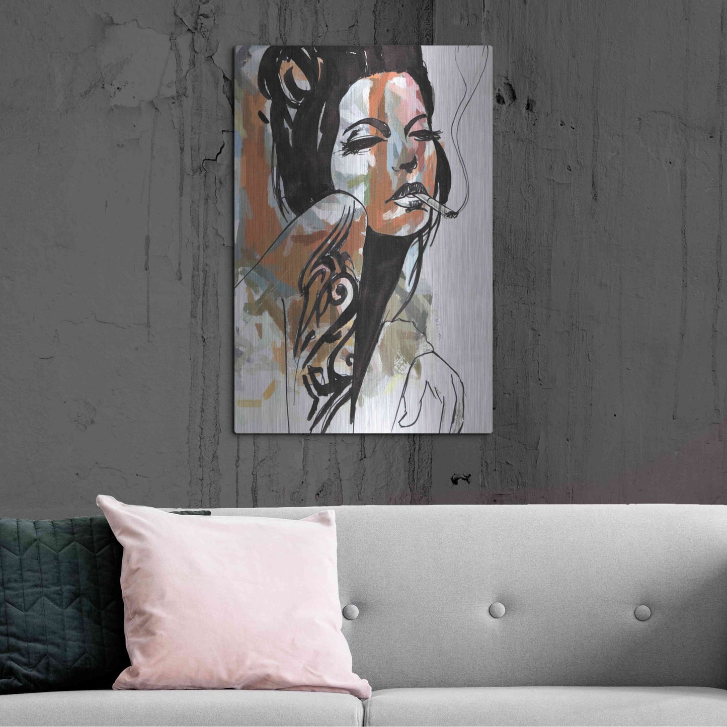 Luxe Metal Art 'Allure' by Karen Smith Metal Wall Art,24x36