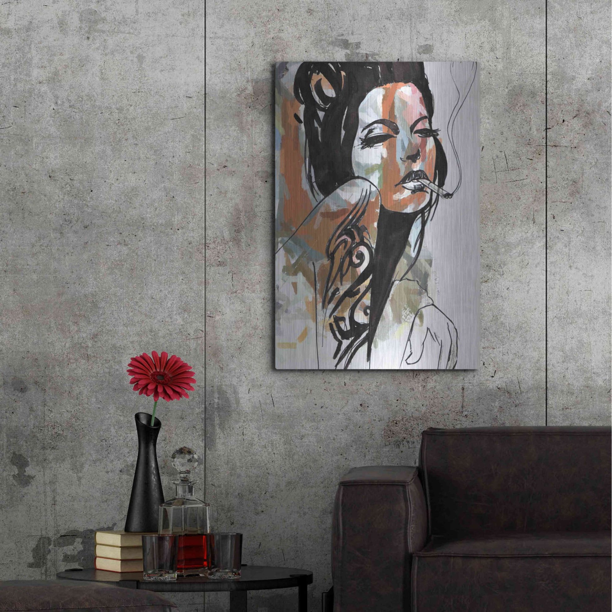Luxe Metal Art 'Allure' by Karen Smith Metal Wall Art,24x36