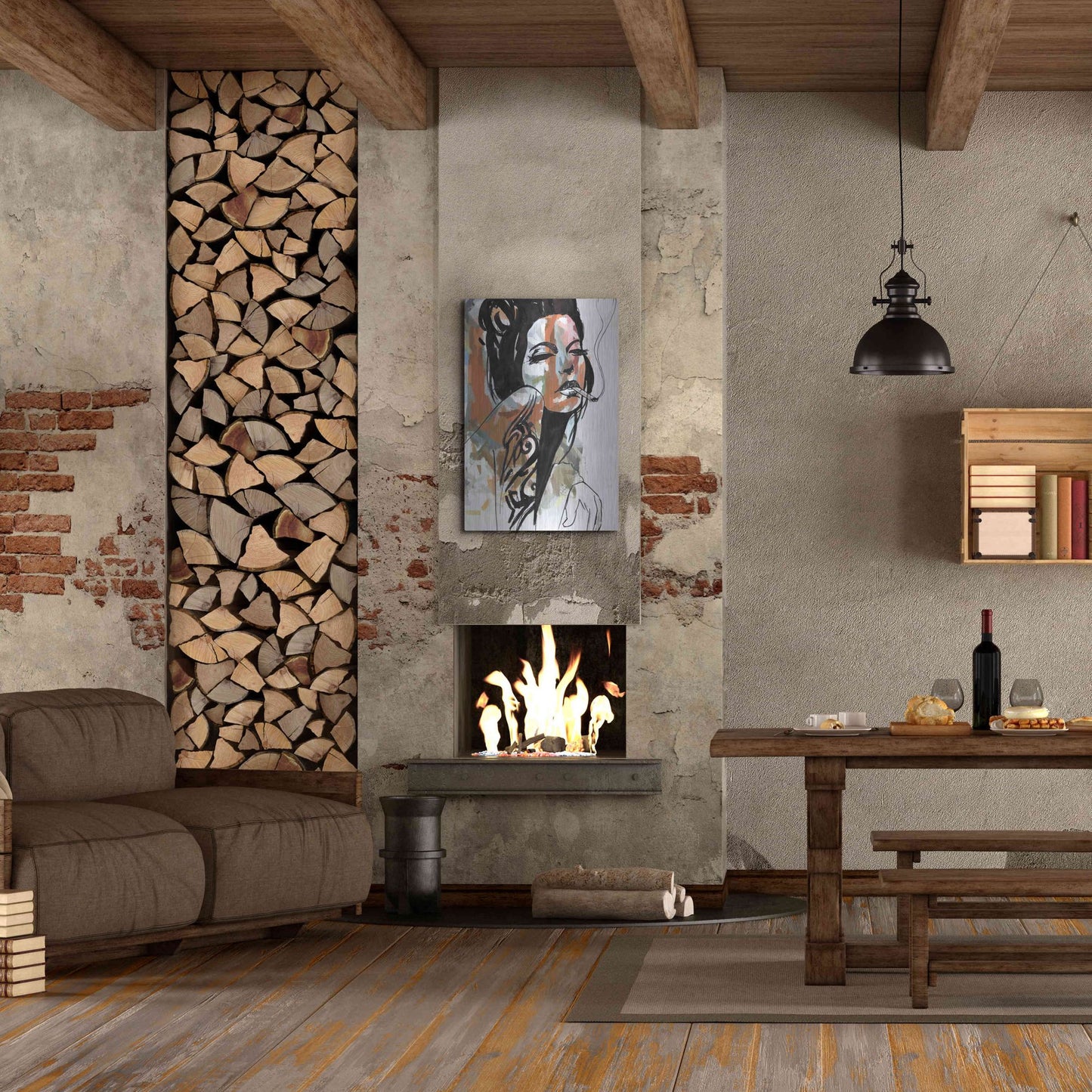 Luxe Metal Art 'Allure' by Karen Smith Metal Wall Art,24x36