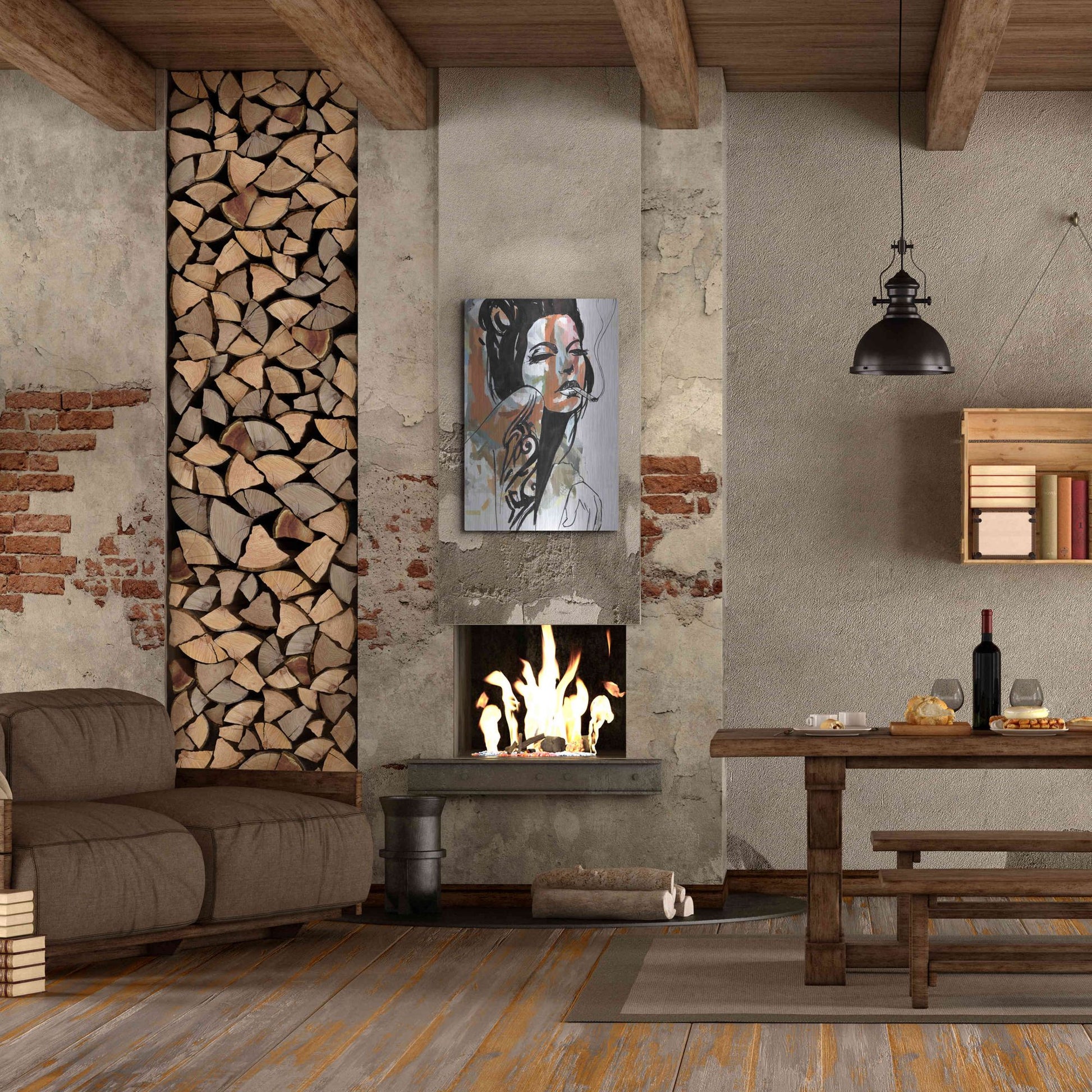 Luxe Metal Art 'Allure' by Karen Smith Metal Wall Art,24x36