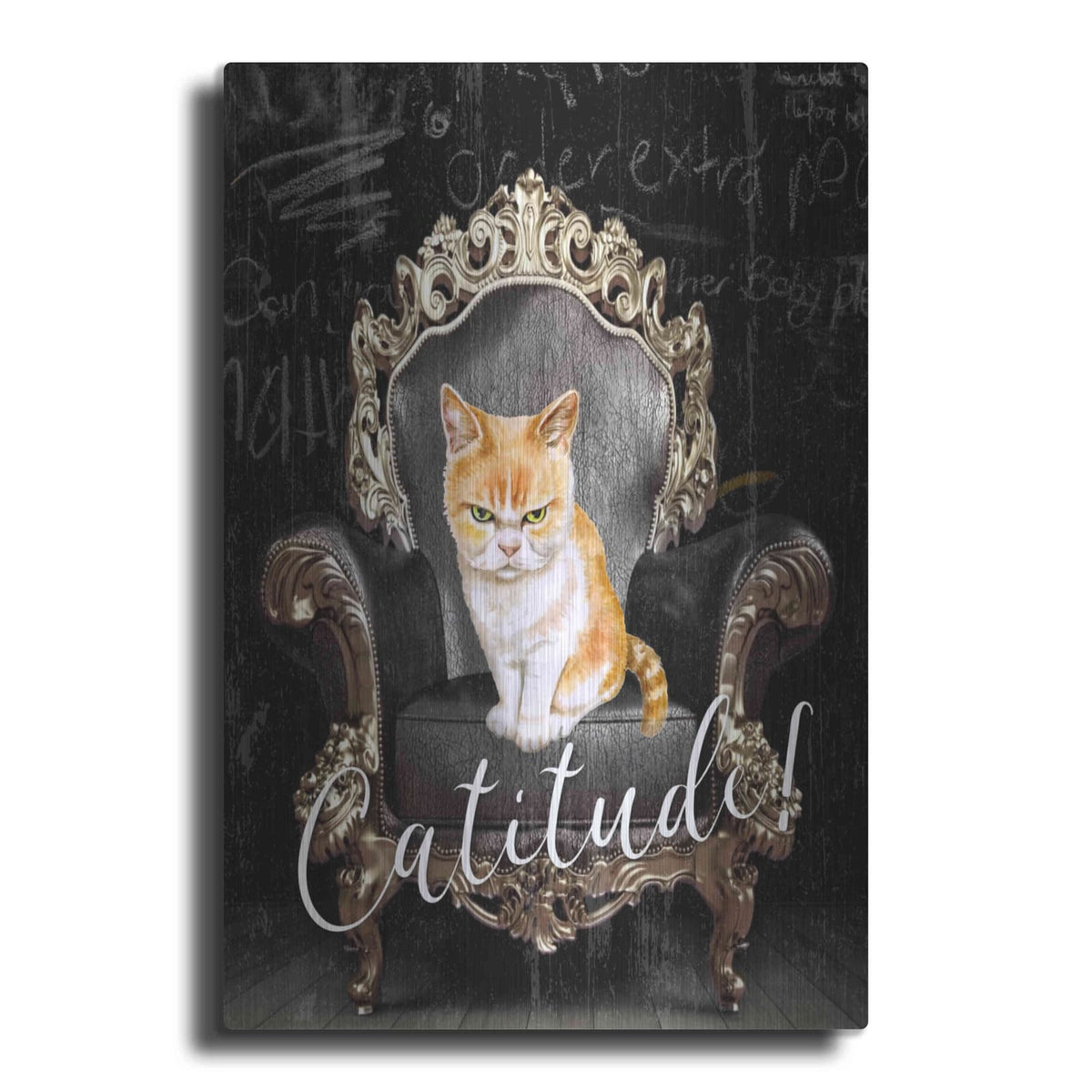 'Catitude' by Karen Smith – Metal Wall Art