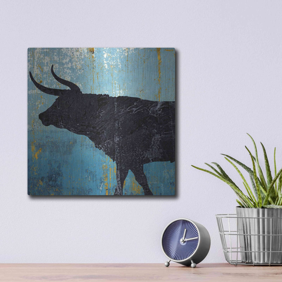 'Bulldom 1' by Karen Smith – Metal Wall Art, 12x12 room view