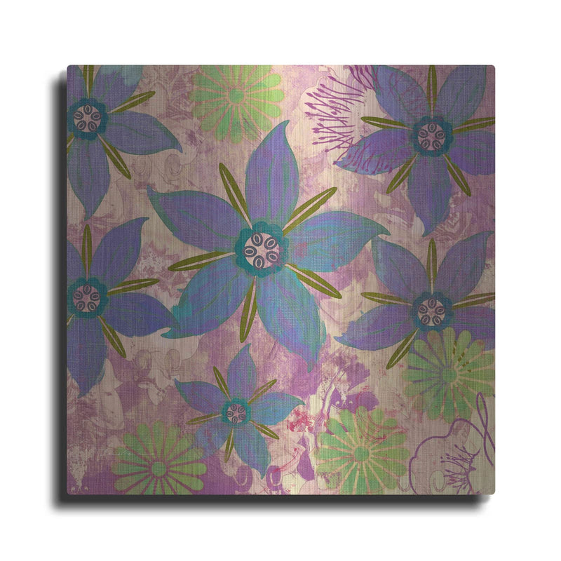 'Borage Sprites Of Sagrada' by Evelia Designs – Metal Wall Art