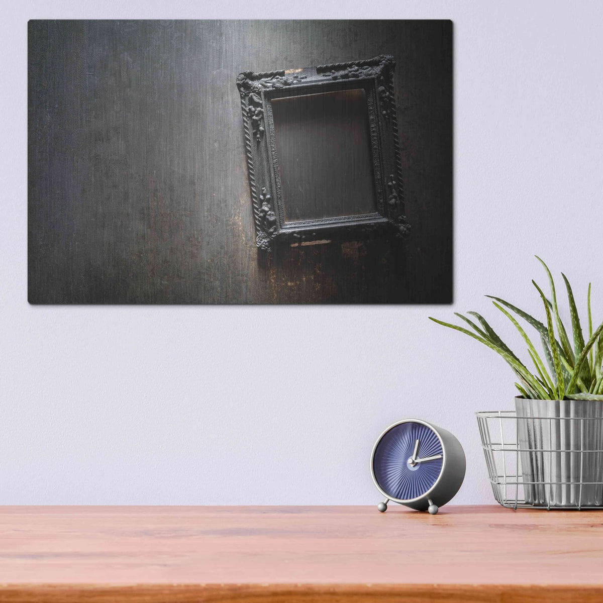 'Burned Frame' by Roman Robroek – Metal Wall Art, 16x12 room view