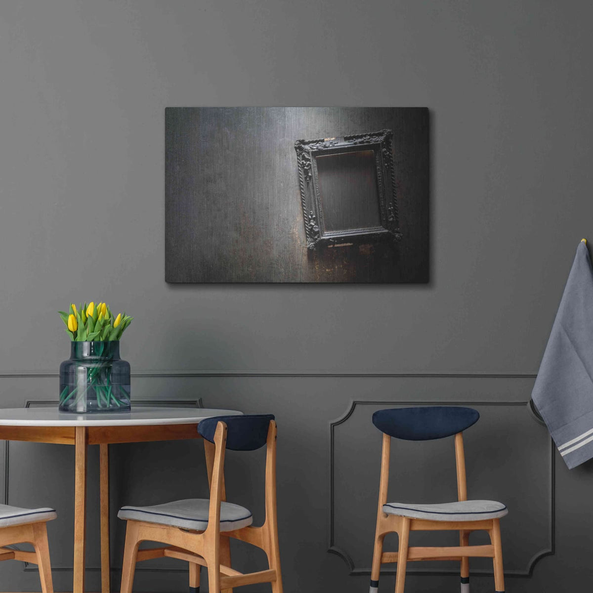 'Burned Frame' by Roman Robroek – Metal Wall Art, 36x24 room view