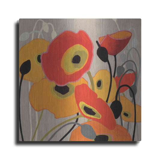 Luxe Metal Art 'Mango Tango I' by Shirley Novak, Metal Wall Art