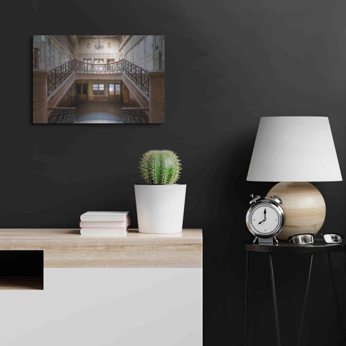 'Enter From Here' by Roman Robroek – Metal Wall Art, 24x16 room view