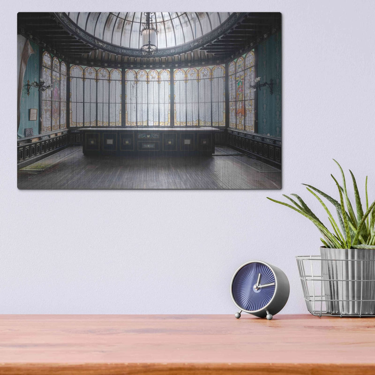 'Winter Garden Square' by Roman Robroek – Metal Wall Art, 16x12 room view