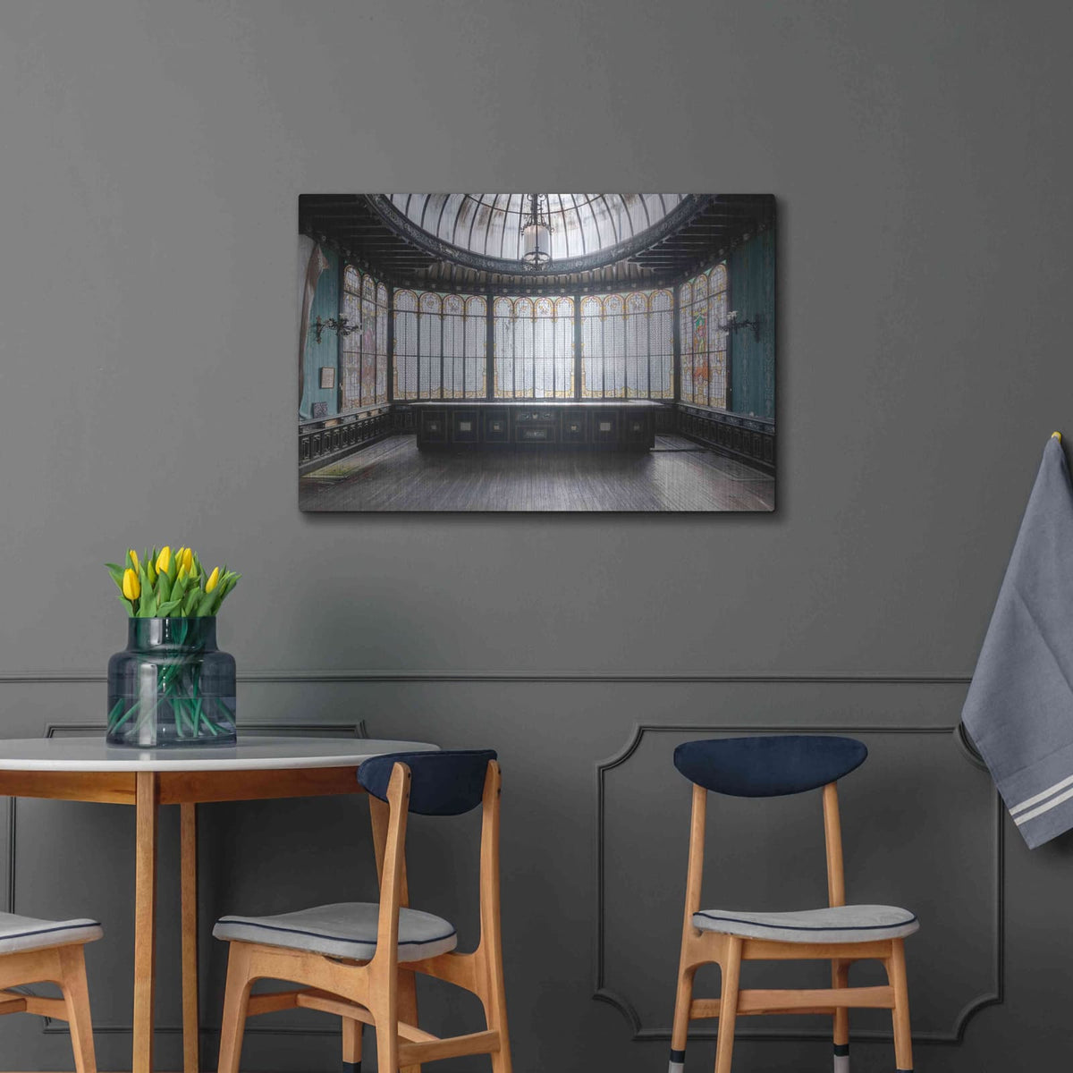 'Winter Garden Square' by Roman Robroek – Metal Wall Art, 36x24 room view